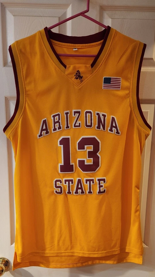 Camiseta deportiva de baloncesto James Harden Arizona State College - dorada Foto 1 de 4