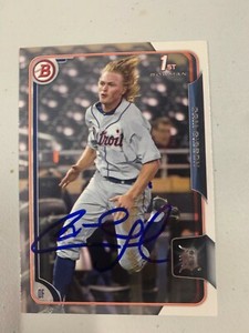 Cam Gibson 2015 Signed Bowman Card