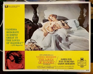 1969 VANESSA REDGRAVE "THE LOVES OF ISADORA" 11X14 ORIGINAL LOBBY CARD #8