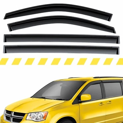 Солнцезащитные козырьки защита от дождя для Dodge Grand Caravan 2008-2020 годов выпуска - Изображение 1 из 4
