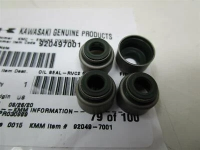 4 Genuine Kawasaki 92049-7001 Oil Seals 92049-0862 FH381V FH430V FH480V - Image 1 of 4