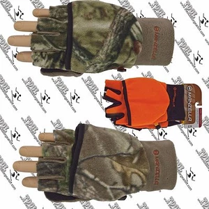 MANZELLA MENS H146M HUNTER CONVERTIBLE MITTEN HALF FINGER HUNTING GLOVE, CAMO - Picture 1 of 11