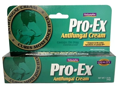 Creme antifúngico Pro-Ex da Natureplex Cure Jock Itch micose fungo 1,5 oz-1 pacote - Imagem 1 de 2