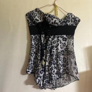 d.i.a. Tops Leopard print Free size 109 Japanese gal Summer - Picture 1 of 4