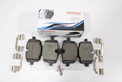 Pastillas de freno traseras de cerámica completa Asianautos con herrajes para BMW Alpina B7 17-19 Foto 1 de 4
