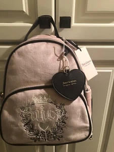 Klassisch neu rosa saftig Couture Rucksack Geldbörse Tasche Velour staubig Rouge Heritage - Bild 1 von 10