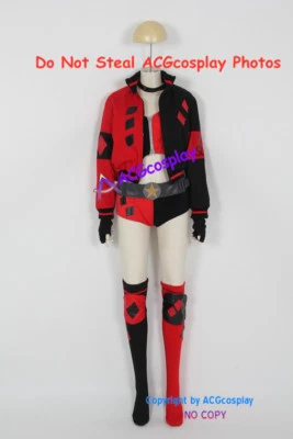 Harley Quinn Cosplay Disfraces Renacimiento Cosplay Chaqueta Solo Acgcosplay Chaqueta Foto 1 de 4
