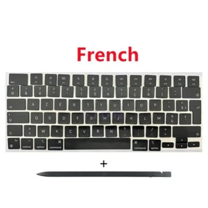 New French Keys Keycaps For MacBook Pro (M4 Pro&Max) 16" A3403 A3186 2024 - Afbeelding 1 van 1