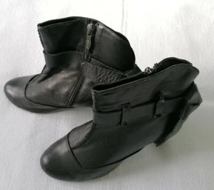 Piu Di Servas *Stiefeletten *Schuhe *40 *Schwarz *Echt Leder *Zierschleife - Bild 1 von 11