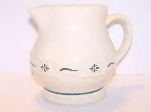 Longaberger Pitcher Woven Traditions Classic Green 1 Qt 32 oz - Picture 1 of 7
