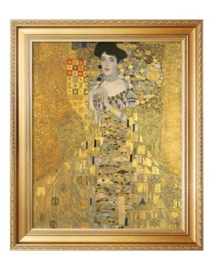 Adele Bloch-Bauer I de Gustav Klimt, arte de pared con impresión en lienzo, tamaño de imagen: 20x16" Foto 1 de 4