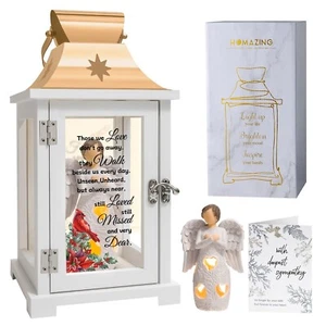 Memorial Lantern, Sympathy Gifts for Loss of Mom/Dad/Loved One, Bereavement G... - Picture 1 of 9