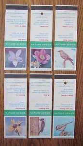 COMPLETE NATURE SERIES OF 6 MATCHBOOK MATCHCOVERS (GREEN SET #2) -L20 - Picture 1 of 1