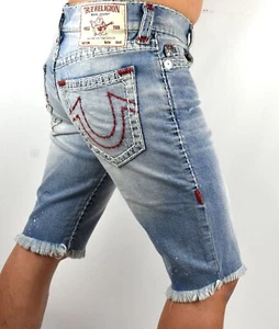 True Religion Rocco Super T Jean Shorts - 107239 - Picture 1 of 7