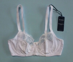 Fantasie Estelle 30DD Unpadded Side Support Bra - WHITE - underwire, embroidery - Picture 1 of 10