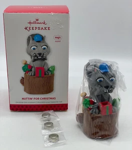 Hallmark Keepsake Nuttin' for Christmas Magic Sound Christmas Tree Ornament NEW - Picture 1 of 8