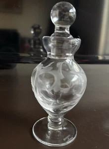 Vintage Waterford Crystal Marquis By Waterford Empty Perfume Bottle w/Stopper - Picture 1 of 14