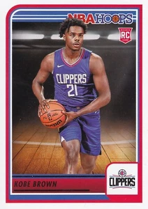 2023-24 Hoops Basketball Kobe Brown RC Base LA Clippers Rookie - Picture 1 of 2
