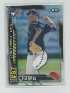2016 Bowman Chrome JON HARRIS Bowman Scouts' Top 100 - Foto 1 di 1
