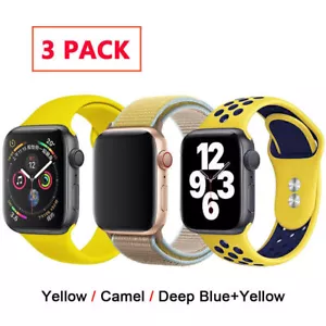 3 PACK iWatch Band Strap for Apple Watch Ultra 8 7 6 5 4 SE Nylon 41/49mm Sport - Picture 1 of 58
