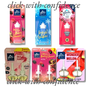 Glade Electric PlugIns Refill Scented Oil Air Freshener 20ml Limited Edition - Picture 1 of 38