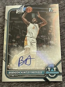 2022 Bowman Chrome Brandon Huntley-Hatfield lava refractor autograph 167/199 - Picture 1 of 10