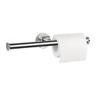 Hansgrohe Logis Bathroom Double Toilet Roll Holder Wall Mounted Chrome Modern