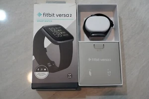 Fitbit Versa 2 Activity Tracker - Black - Picture 1 of 3