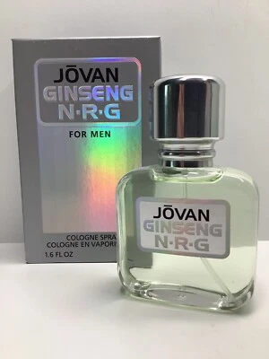 Новый винтажный одеколон-спрей Jovan Ginseng NRG 1,6 унции 47,3 мл снят с производства - Изображение 1 из 4