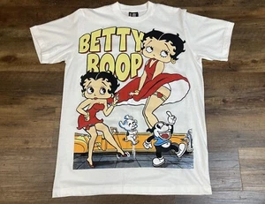 Betty Boop Diner Double Sided Single Stitch (Modern) Vintage 1994 Tee Size L - Picture 1 of 3