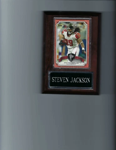 STEVEN JACKSON PLAQUE ATLANTA FALCONS FOOTBALL NFL   C4 Cover