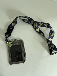 Grogu Wallet Lanyard Baby Yoda The Child Mandalorian Star Wars Disney Parks - Picture 1 of 8