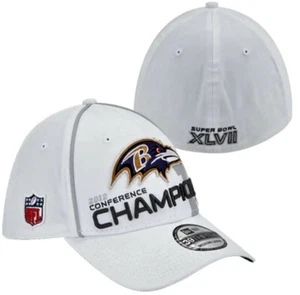 Baltimore Ravens New Era AFC Champions Trophy Collection 39Thirty Flex fit hat - Picture 1 of 4