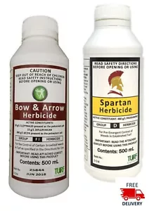 Herbicide + Pre-Emergent Pack | Bow & Arrow 500mL + Spartan 500mL - Picture 1 of 1