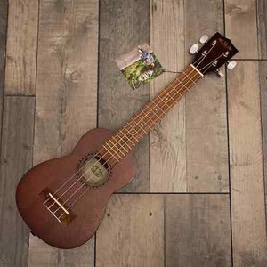 Kala KA-15SLNG - Satin Mahogany 'Long Neck' Soprano Ukulele *Brand NEW - Picture 1 of 2