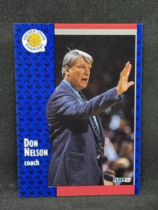 Don Nelson #70 1991-92 Fleer Golden State Warriors Basketball Card NBA (MP) - Bild 1 von 2