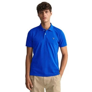 GANT Camisa Polo de Hombre Informal Trabajo Camiseta Transpirable Manga Corta - Imagen 1 de 110
