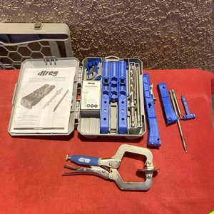 Kreg KPHJ320 Taschenlochvorrichtung Bohrführung mit Klemme, Handbuch, Koffer und Extras - Bild 1 von 6