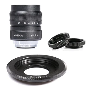 Fujian 25mm f/1.4 CCTV C Mount Lens for Micro 4/3 m4/3 mount Cameras E-PM1 E-PM2 - Picture 1 of 10