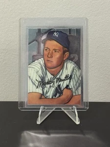 1996 TOPPS MANTLE FINEST REPRINTS #20 MICKEY MANTLE '52 BOWMAN - Picture 1 of 2