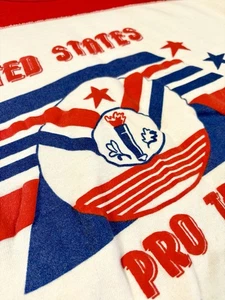 Vintage Bassett Walker Sweatshirt Herren XL United States Pro Team 80s Patriotic - Bild 1 von 12