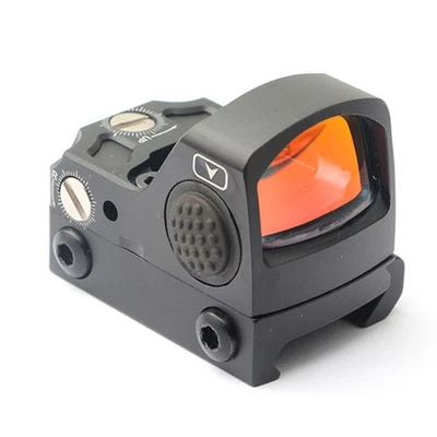 2 MOA Reflex Red Dot Sight Air Rifle Optic Scope W/ 20mm Glock Plate Rail Mount - Image 1 of 4