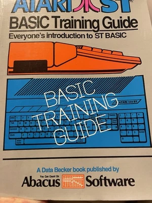 1987 - *RARE* ATARI ST BASIC Training Guide  - Image 1 of 3