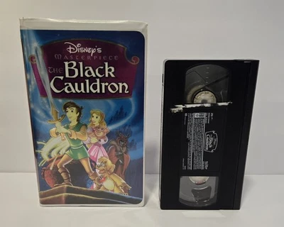 The Black Cauldron Clamshell VHS Tape (1998) - Image 1 of 2
