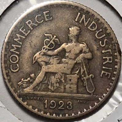 1923 Francia 1 Franco Chambres de Commerce Industrie Bon Pour Foto 1 de 4