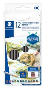 STAEDTLER Aquarell Buntstifte Set 12 Stück wasservermalbar Künstlerbedarf - Bild 1 von 7