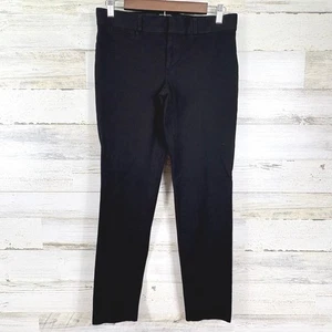 Banana Republic Sloan Fit Black Pants Women's Size 6 Career Casual - Picture 1 of 11