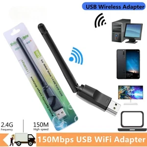 150Mbps Mini USB WiFi Adapter Wireless Netzwerkkarte 2,4GHz WLAN Empfänger Dongle - Bild 1 von 9