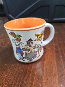 Disney Afternoon Talespin Tale Spin Becher Tasse Baloo King Louie NEU 12 Unzen Orange - Bild 1 von 3
