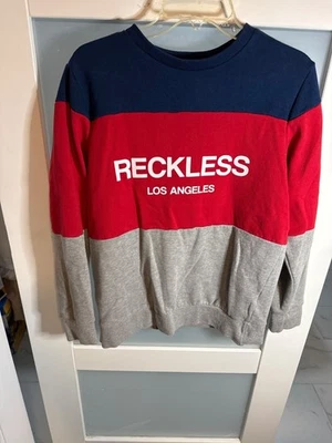 Sudadera Young & Reckless Los Angeles Colorblock S Azul Marino Rojo/Gris Algodón 26-36 Foto 1 de 4